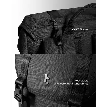 TomToc batoh Vintpack TA1 22L - Dark