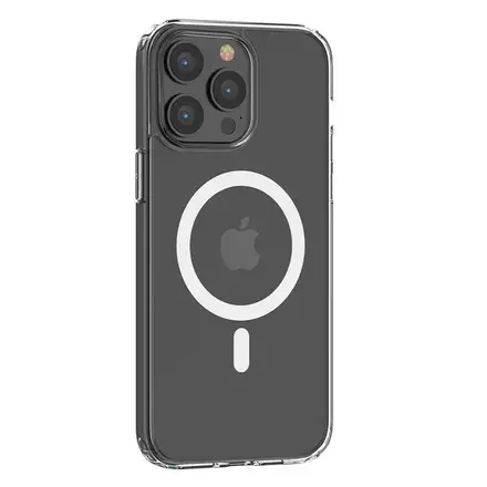 Devia kryt Pure Clear Magnetic Shockproof Case pre iPhone 15 Pro Max - Clear