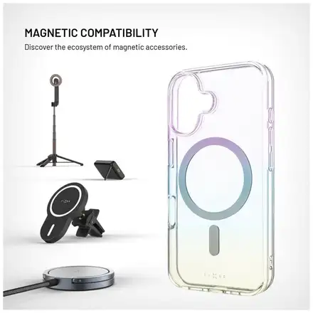 FIXED kryt MagRainbow s podporou Magsafe pro Apple iPhone 16, duhový