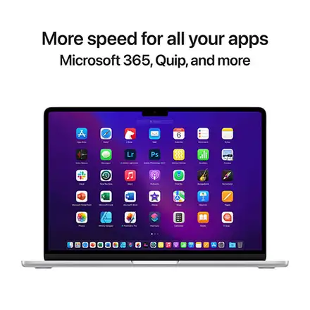 MacBook Air 13" M2 8C CPU 8C GPU 8/256 GB strieborná CZ *Použitý s DPH - Trieda C*