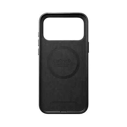 Nomad kryt Traditional Leather Case Magsafe pre iPhone 18 Pro - Black