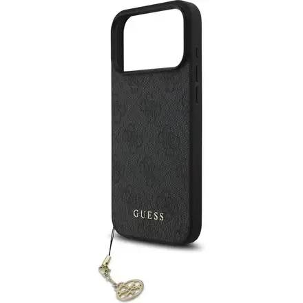Guess 4G Charm MagSafe kryt iPhone 17 Pro Max šedý