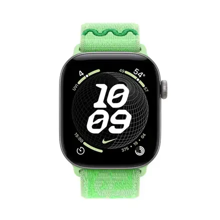 Apple Watch 42mm Green Spark Nike Sport Loop