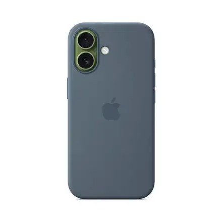 iPhone 17 Silicone Case with MagSafe - Oceľovo modrá
