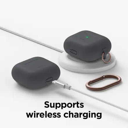 Elago Airpods 3 Silicone Hang Case - Dark Grey
