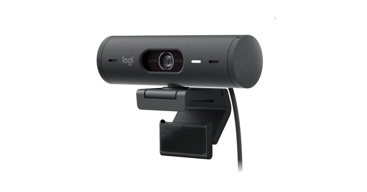 Logitech BRIO 500 - webkamera, Full HD - grafitová