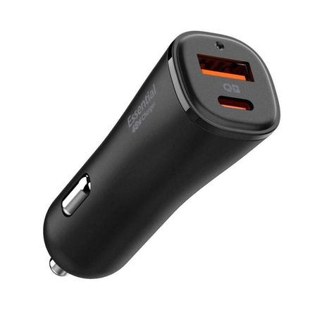 Spigen USB-C Car Charger ArcStation Essential Dual Port 48W - Black