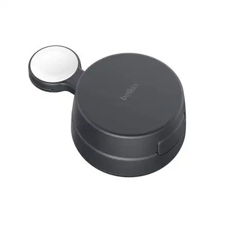 Belkin UltraCharge Pro 2-in-1 Convertible Magnetic Charger with Qi2 25W - Charcoal