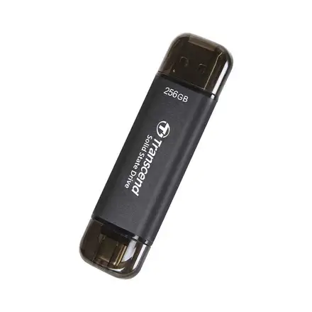 Transcend SSD 256GB ESD310C USB 3.2 Gen 2x1 - Black