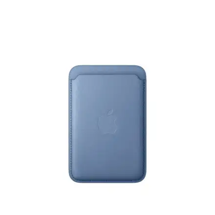 iPhone FineWoven Wallet with MagSafe – Wildflower Blue