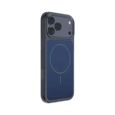 Comma kryt Crystal Shield Magnetic Case pre iPhone 17 Pro - Translucent Blue