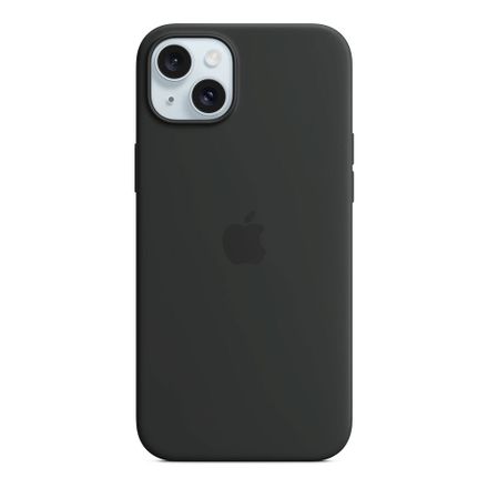 iPhone 15 Plus Silicone Case with MagSafe - Black