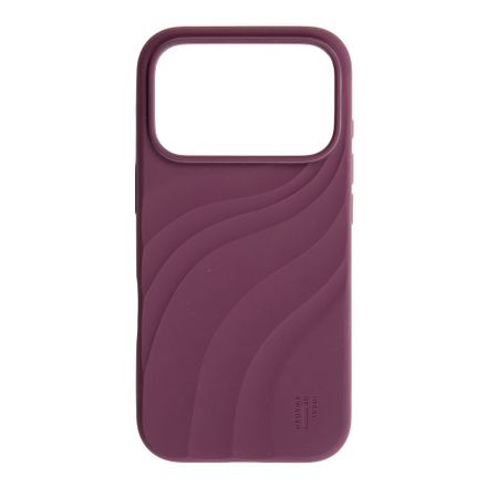 iDeal Fashion Soft Swirl Silicone Case MagSafe iPhone 17 Pro Max / 18 Pro Max Velvet Plum