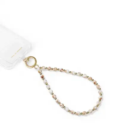 iDeal Phone Wristlet Strap Cloudy Marble