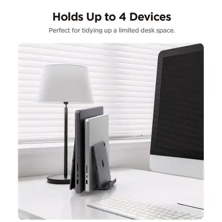 Spigen stojan Vertical Laptop Stand - Space Gray