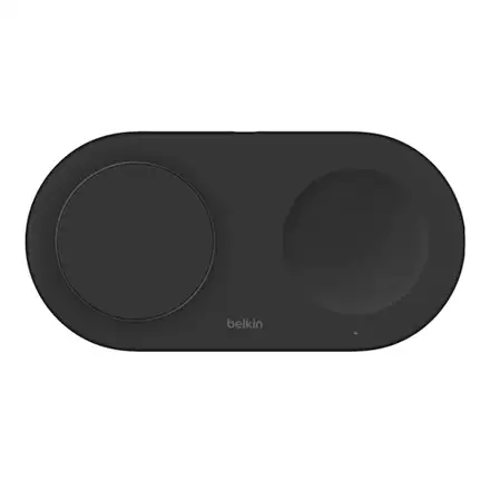 Belkin Boost Charge Pro 2-in-1 Magnetic Wireless Charging Pad with Qi2 15W - Black
