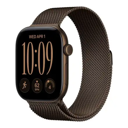 Apple Watch 46mm Dark Bronze Milanese Loop - M/L