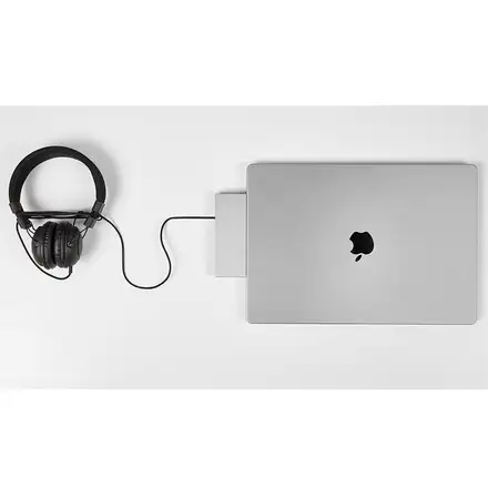 LMP USB-C Compact Dock 2 - Silver Aluminium