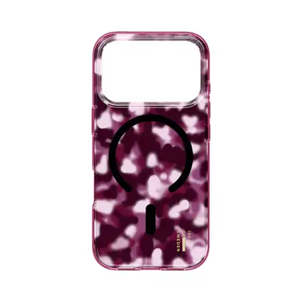 iDeal Fashion Clear Case MagSafe iPhone 17 Pro / 18 Pro Cherry Crush
