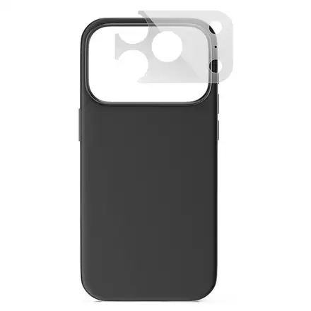 Epico Silicone Pro Mag+ Case iPhone 17 Pro/18 Pro Qi2 & MagSafe Compatible - black (camera island protector)