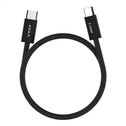 Adam Elements kábel iLinio C100 USB-C to USB-C 100W Magnetic 2pack - Black