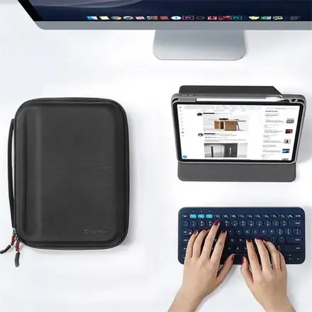 TomToc puzdro Smart A06 PadFolio Eva Case Plus pre iPad Air 11"/Pro 11" - Black
