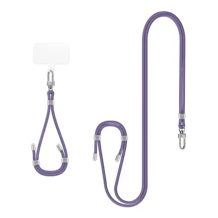 Spigen Cross Body Strap + Wrist Strap - Deep Purple