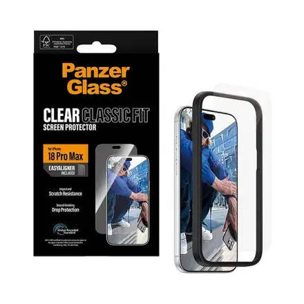 PanzerGlass ochranné sklo UWF Classic Fit pre iPhone 18 Pro Max - Clear