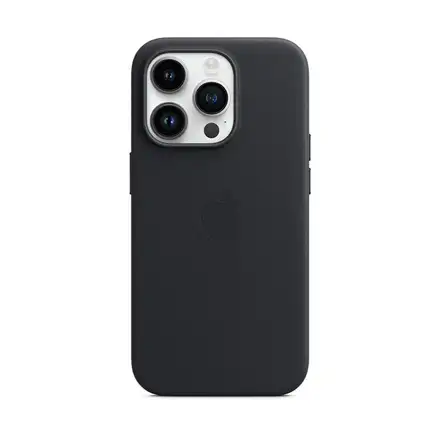 Apple iPhone 14 Pro Leather Case with MagSafe - Midnight *Vystavený*