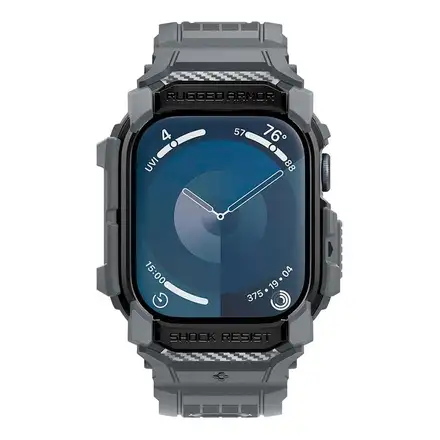 Spigen kryt Rugged Armor Pro pre Apple Watch 10 46mm - Dark Gray