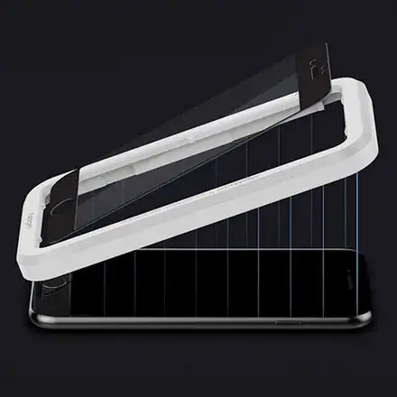 Spigen ochranné sklo Glas.tR AlignMaster pre iPhone 7/8/SE 2020/2022 - Black Frame