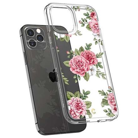 Spigen kryt Cecile pre iPhone 12/12 Pro - Pink Floral