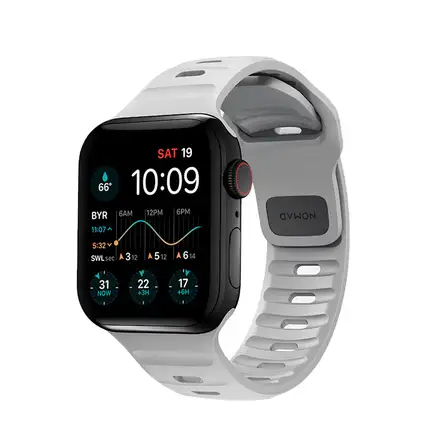 Nomad remienok Sport Strap pre Apple Watch 38-42mm - Lunar Gray
