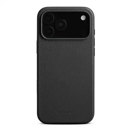 Woolnut Leather Case for iPhone 17 Pro Max - Black