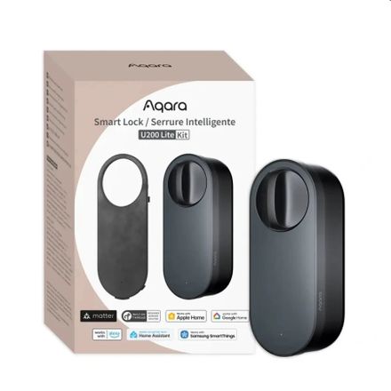 Aqara Smart Home zámok dverí U200 Lite Kit, čierny