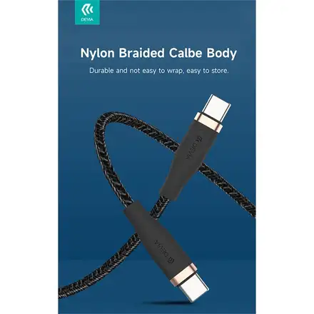 Devia kábel USB-C to USB-C Star Series Cable 1.5m - Black