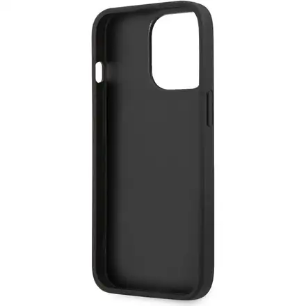 Guess PU 4G Metal Logo kryt iPhone 14 Pro Max šedý