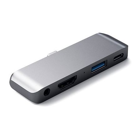 Satechi USB-C Mobile Pro Hub pre iPad Pro/Air 10.9" 2020 - Space Gray