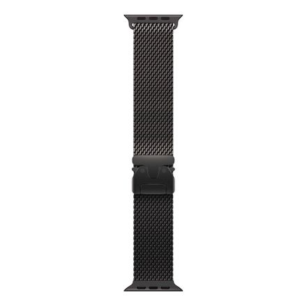 Apple Watch 49mm Black Titanium Milanese Loop - Large