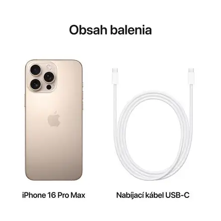 iPhone 16 Pro Max 256 GB púštny titán *Trieda B*