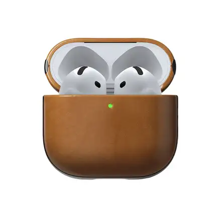 Nomad puzdro Leather Case pre Apple Airpods 4/5 - English Tan