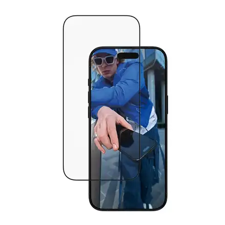 PanzerGlass ochranné sklo UWF pre iPhone Air - Black Frame