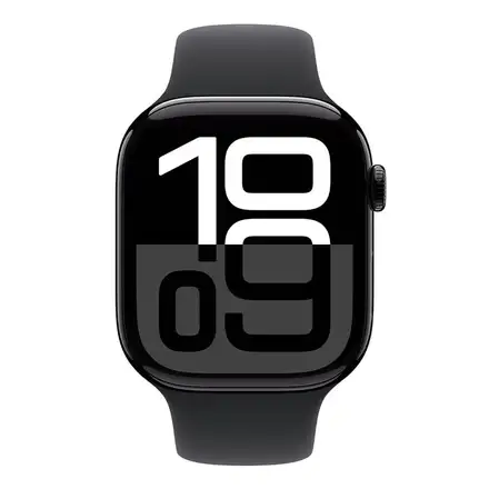 Apple Watch Series 10 GPS 46mm Jet Black Aluminium Case with Black Sport Band - S/M *Rozbalený*
