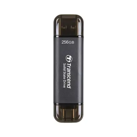Transcend SSD 256GB ESD310C USB 3.2 Gen 2x1 - Black