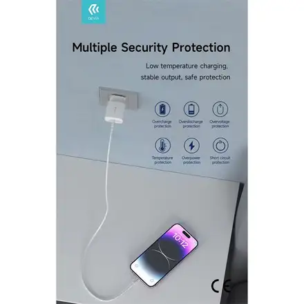 Devia sieťová nabíjačka Smart Series PD Quick Charger 20W - White