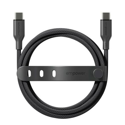 PanzerGlass kábel EMPOWER Racing USB-C to USB-C 1.2m 240W - Black *Rozbalený*