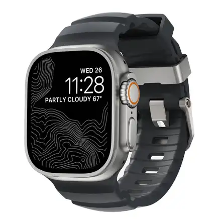 Nomad remienok Rocky Point Band pre Apple Watch 46/49mm - Storm/Natural