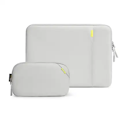 Tomtoc puzdro Recycled Sleeve with Pouch pre Macbook Pro 14" M1/M2/M3/M4 - Gray