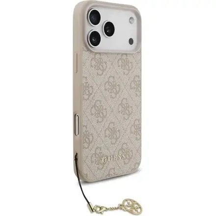 Guess 4G Charm MagSafe kryt iPhone 17 Pro Max ružový