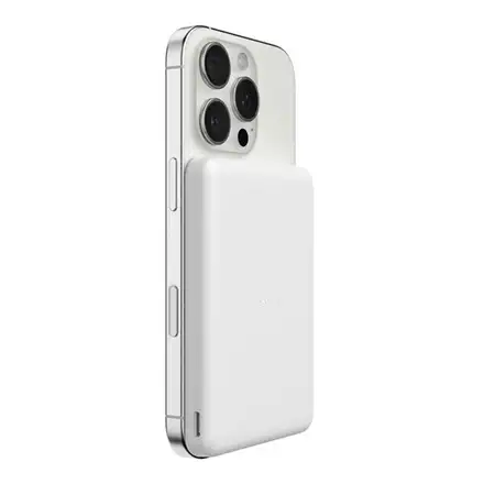 Belkin Boost Charge Slim Magnetic Powerbank 5K - White